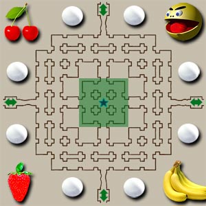 план Обители ПакМана